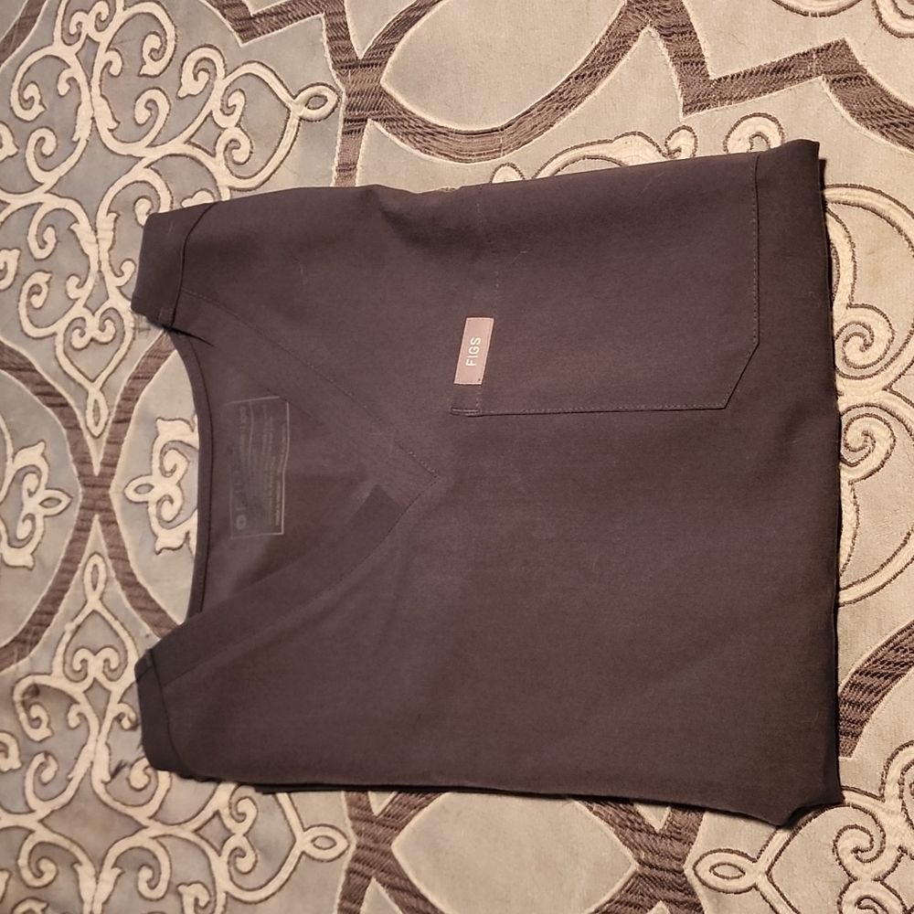 Figs catarina one charcoal grey